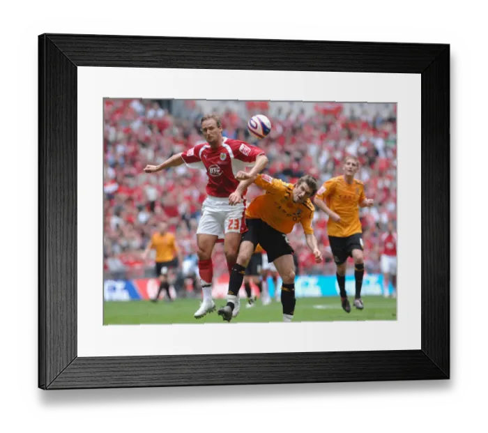 Framed Print : Lee Trundle's Euphoric Moment: Celebrating Promotion with Bristol City at Wembley Framed Print : Lee Trundle's Euphoric Moment: Celebrating Promotion with Bristol City at Wembley