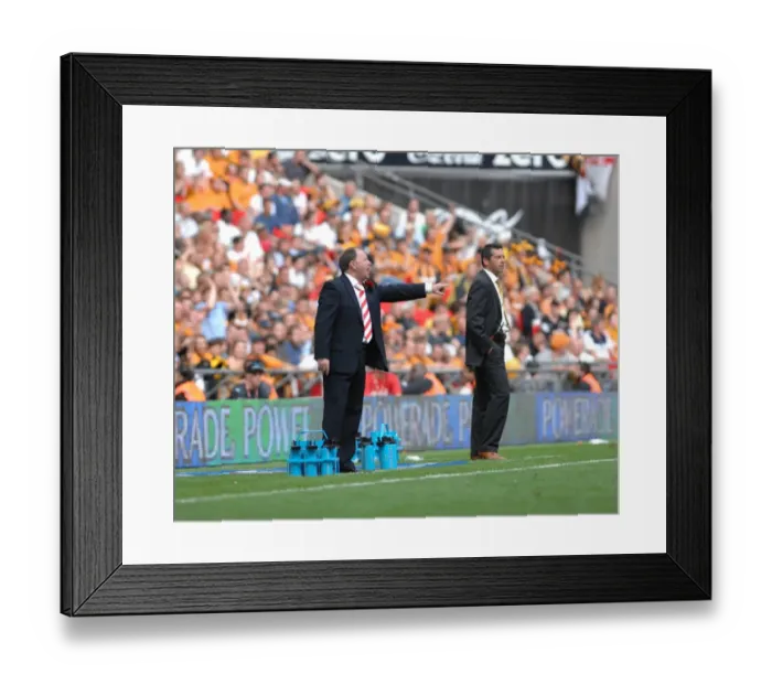 Framed Print : Gary Johnson: Leading Bristol City to Play-Off Victory Framed Print : Gary Johnson: Leading Bristol City to Play-Off Victory
