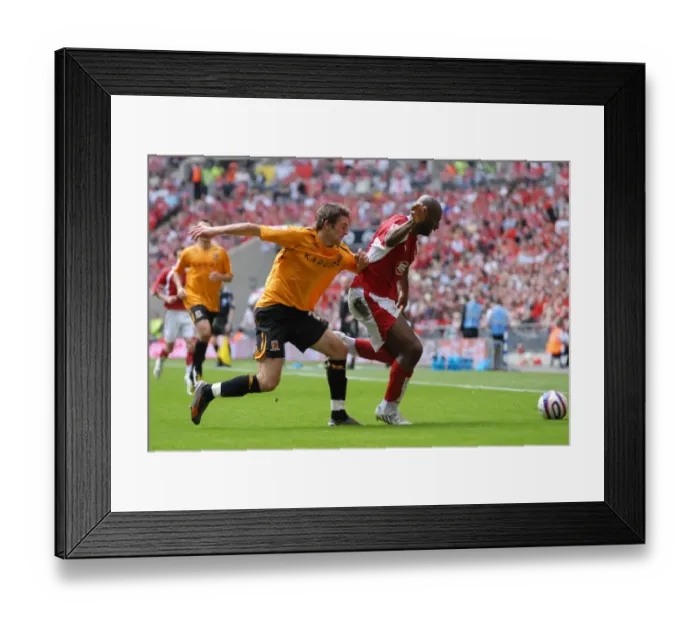 Framed Print : Dele Adebola's Euphoric Moment: Celebrating Promotion with Bristol City after Play-Off Final Victory Framed Print : Dele Adebola's Euphoric Moment: Celebrating Promotion with Bristol City after Play-Off Final Victory