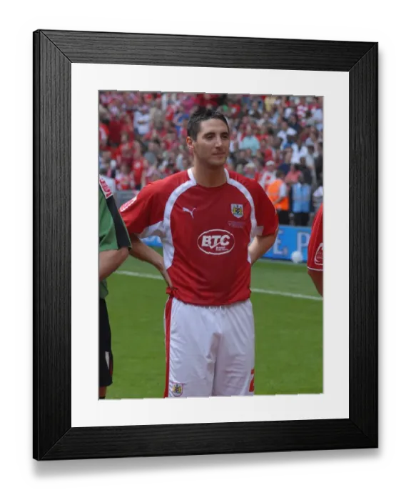 Framed Print : Bradley Orr's Thrilling Play-Off Final Triumph with Bristol City Framed Print : Bradley Orr's Thrilling Play-Off Final Triumph with Bristol City