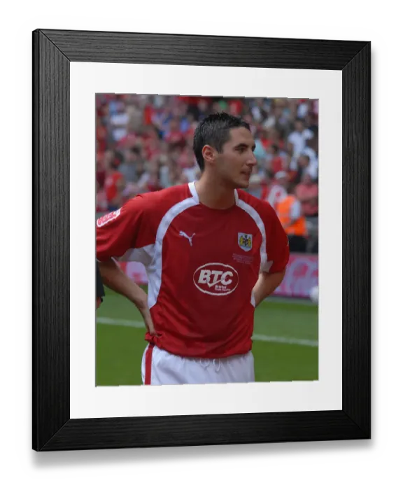 Framed Print : Bradley Orr's Thrilling Play-Off Final Triumph with Bristol City Framed Print : Bradley Orr's Thrilling Play-Off Final Triumph with Bristol City