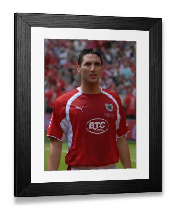 Framed Print : Bradley Orr's Epic Play-Off Final Triumph with Bristol City Framed Print : Bradley Orr's Epic Play-Off Final Triumph with Bristol City