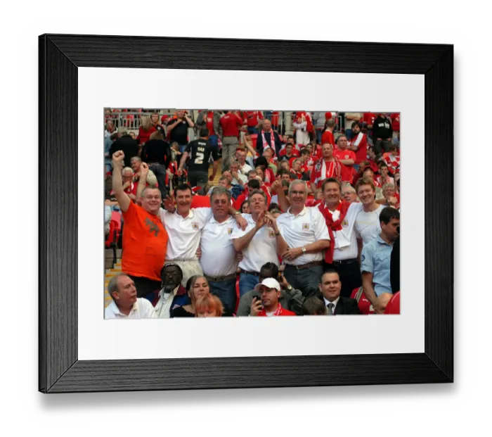 Framed Print : Bristol City FC's Thrilling Play-Off Final Victory - Season 07-08 Framed Print : Bristol City FC's Thrilling Play-Off Final Victory - Season 07-08