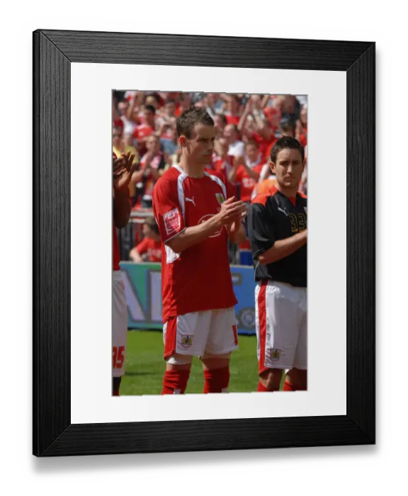 Framed Print : Bristol City's Euphoric Play-Off Final Triumph: Michael McIndoe's Unforgettable Moment Framed Print : Bristol City's Euphoric Play-Off Final Triumph: Michael McIndoe's Unforgettable Moment
