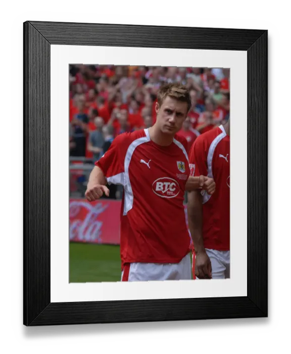 Framed Print : David Noble's Euphoric Moment: Bristol City's Play-Off Final Victory Framed Print : David Noble's Euphoric Moment: Bristol City's Play-Off Final Victory