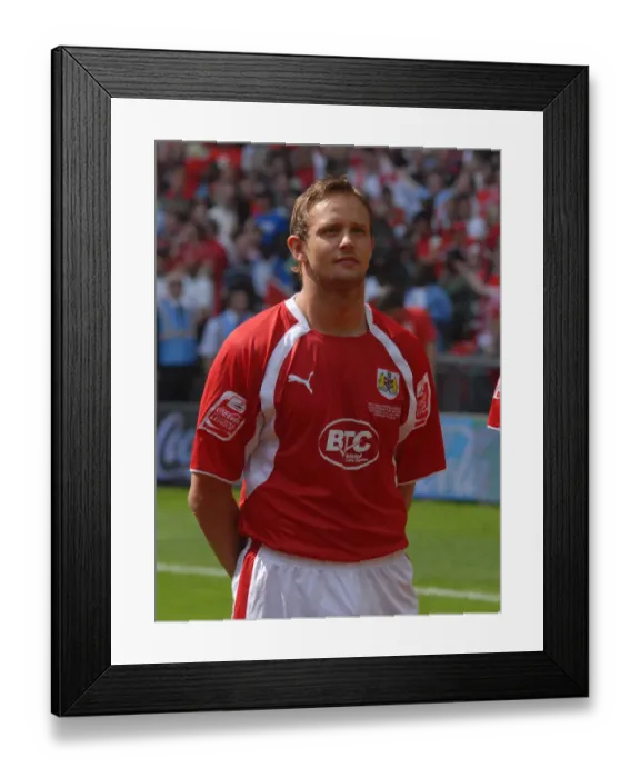 Framed Print : Euphoria Unleashed: Lee Trundle's Thrilling Championship Promotion Moment (Bristol City Play-Off Final) Framed Print : Euphoria Unleashed: Lee Trundle's Thrilling Championship Promotion Moment (Bristol City Play-Off Final)