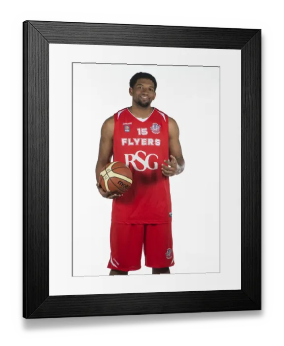 Framed Print : Bristol City FC Welcomes New Signing and England Basketball Star Doug McLaughlin-Williams