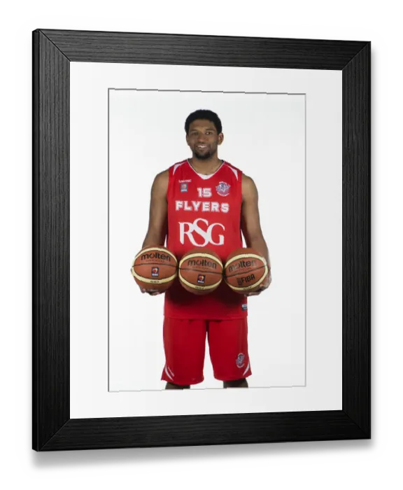 Framed Print : Bristol Academy Flyers in Action: Jordan Ranklin Focuses on the Hoop Framed Print : Bristol Academy Flyers in Action: Jordan Ranklin Focuses on the Hoop