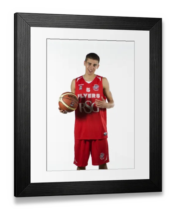 Framed Print : Mathias Seilund in Action: Basketball Star at SGS Wise Campus for Bristol Academy Flyers Framed Print : Mathias Seilund in Action: Basketball Star at SGS Wise Campus for Bristol Academy Flyers