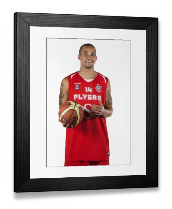 Framed Print : Bristol City FC Welcomes New Basketball Star Doug McLaughlin-Williams