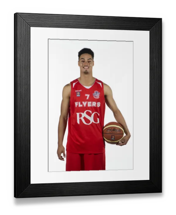Framed Print : Bristol City Football Club's Doug McLaughlin-Williams in Action on the Basketball Court Framed Print : Bristol City Football Club's Doug McLaughlin-Williams in Action on the Basketball Court