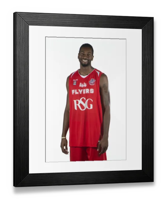 Framed Print : Bristol City Football Star Doug McLaughlin-Williams in Action on the Basketball Court Framed Print : Bristol City Football Star Doug McLaughlin-Williams in Action on the Basketball Court