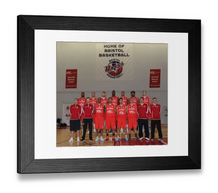 Framed Print : Bristol Flyers Team Photo Framed Print : Bristol Flyers Team Photo