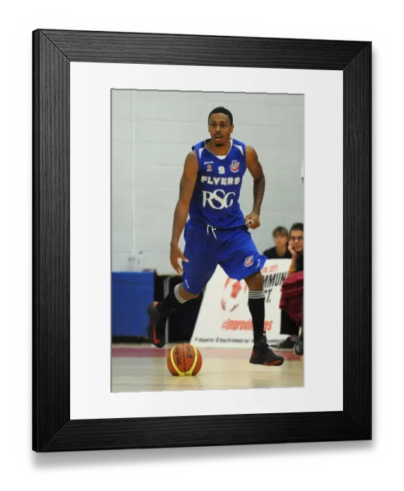 Framed Print : Thrilling British Basketball League Showdown: Bristol Flyers vs. Plymouth Raiders at SGS Wise Campus (September 2014) Framed Print : Thrilling British Basketball League Showdown: Bristol Flyers vs. Plymouth Raiders at SGS Wise Campus (September 2014)