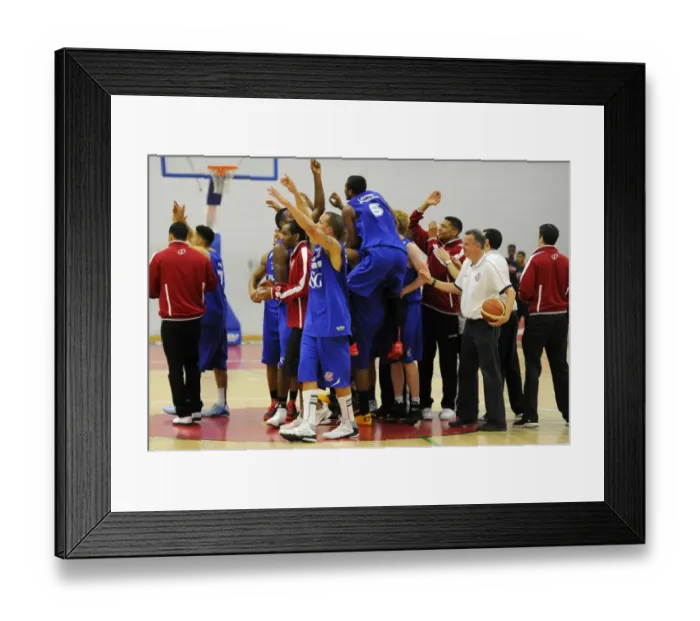 Framed Print : Flyers players celebrate on the final whistle - Photo mandatory by-line: Joe Meredith / JMP -27 / 09 / 2014 - SPORT Framed Print : Flyers players celebrate on the final whistle - Photo mandatory by-line: Joe Meredith / JMP -27 / 09 / 2014 - SPORT