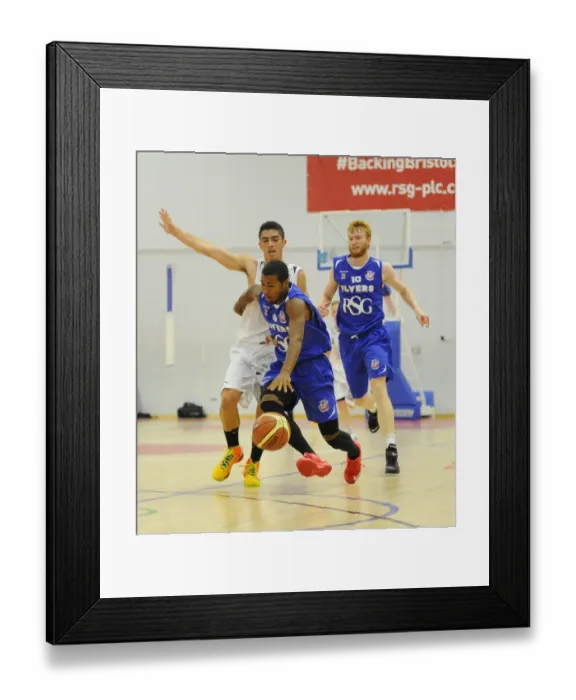 Framed Print : Bristol Flyers Dwayne Lautier-Ogunleye Charges Forward on the Basketball Court Framed Print : Bristol Flyers Dwayne Lautier-Ogunleye Charges Forward on the Basketball Court