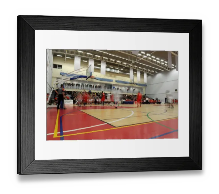 Framed Print : Bristol Flyers vs. Plymouth Raiders: British Basketball Cup Clash at Wise Campus