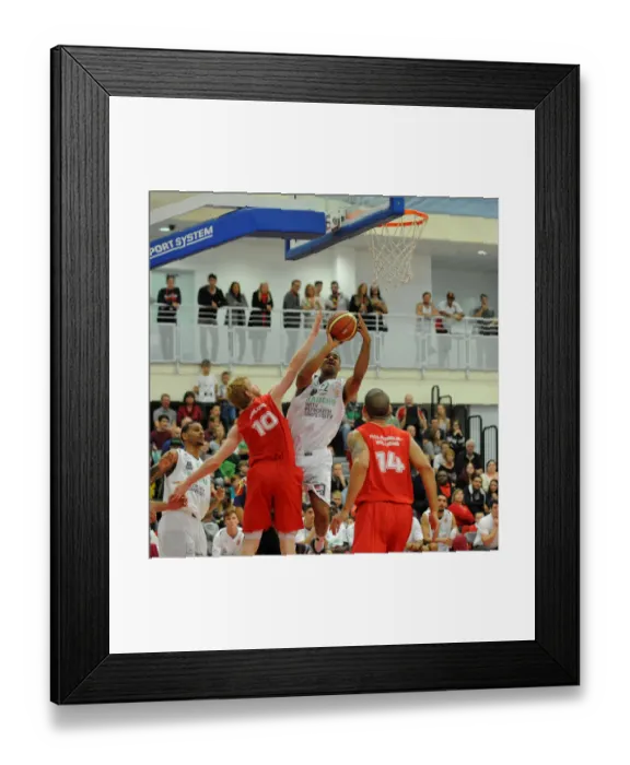 Framed Print : Bristol Flyers v Plymouth Raiders 111014