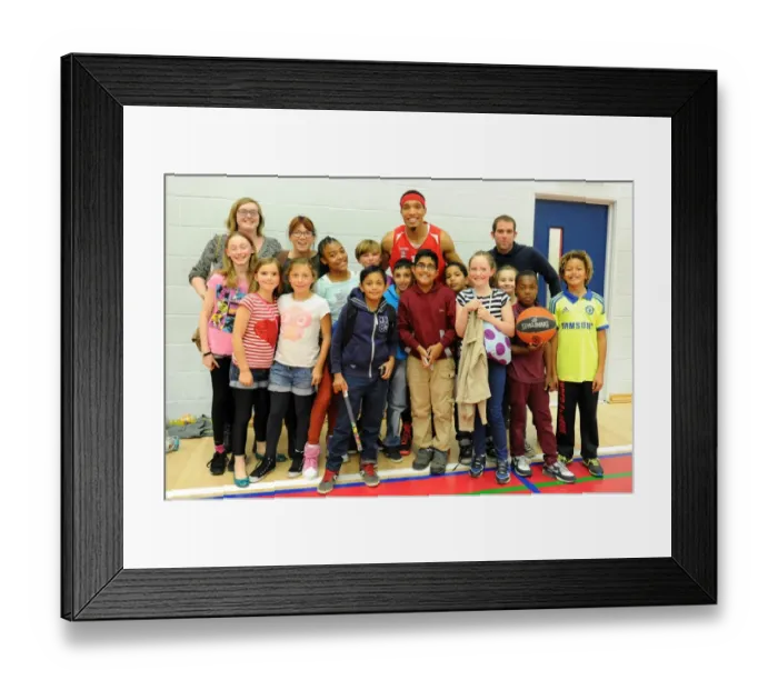 Framed Print : Bristol Flyers Star Greg Streete Engages with Adoring Basketball Fans at Wise Campus Framed Print : Bristol Flyers Star Greg Streete Engages with Adoring Basketball Fans at Wise Campus