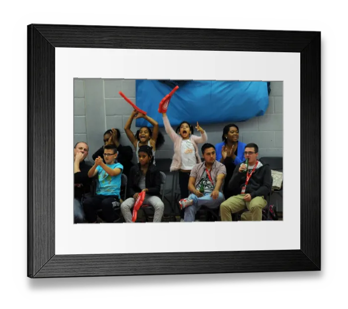 Framed Print : Bristol Flyers Fans Celebrate Victory Over Plymouth Raiders in British Basketball Cup Framed Print : Bristol Flyers Fans Celebrate Victory Over Plymouth Raiders in British Basketball Cup