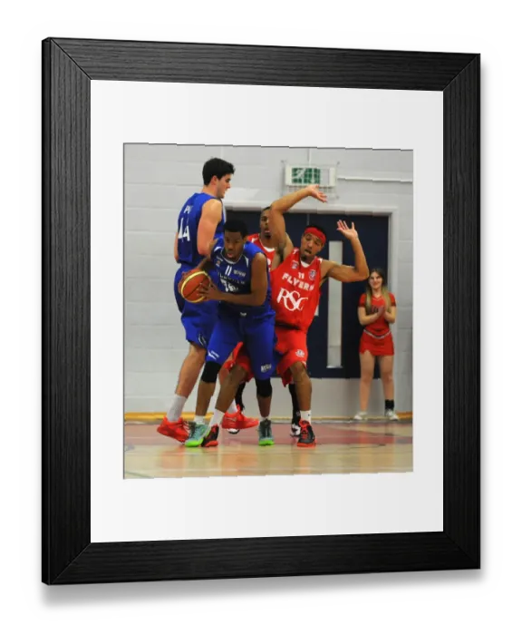 Framed Print : Bristol Flyers vs. Durham Wildcats: A Basketball Showdown - Greg Streete vs. Christopher Jones Framed Print : Bristol Flyers vs. Durham Wildcats: A Basketball Showdown - Greg Streete vs. Christopher Jones
