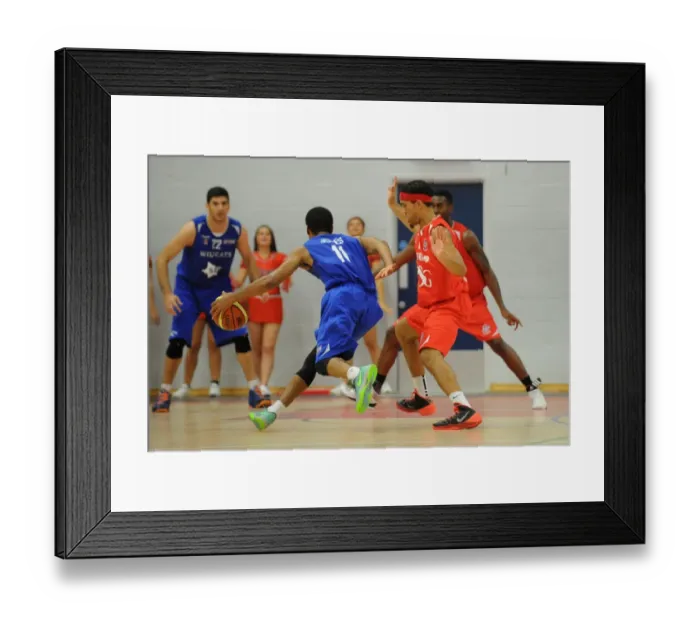 Framed Print : Bristol Flyers Greg Streete vs. Durham Wildcats Christopher Jones: Intense Basketball Showdown Framed Print : Bristol Flyers Greg Streete vs. Durham Wildcats Christopher Jones: Intense Basketball Showdown