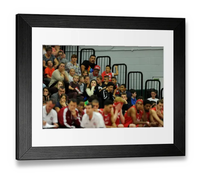 Framed Print : Intense Rivalry: Flyers vs. Wildcats Basketball Showdown at SGS Wise Campus Framed Print : Intense Rivalry: Flyers vs. Wildcats Basketball Showdown at SGS Wise Campus