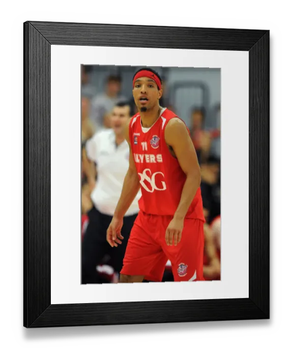 Framed Print : Bristol Flyers Greg Streete in Action against Durham Wildcats
