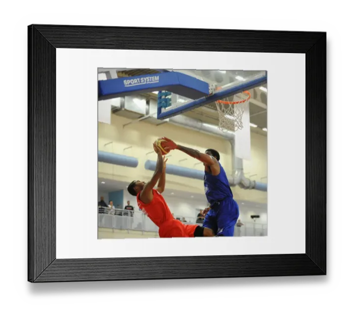 Framed Print : Intense Rivalry: Flyers vs. Wildcats - Foul Play Moment Framed Print : Intense Rivalry: Flyers vs. Wildcats - Foul Play Moment