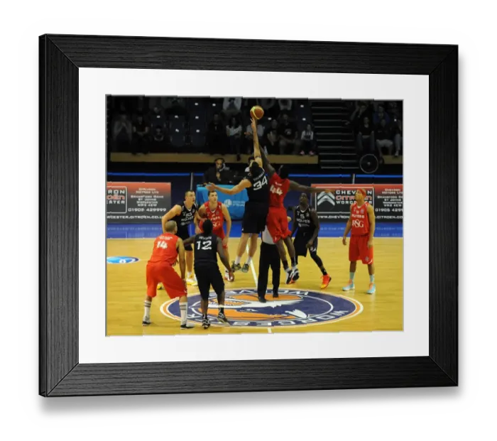 Framed Print : British Basketball League Cup: Worcester Wolves vs. Bristol Flyers Showdown at Worcester Arena (31 / 10 / 2014) Framed Print : British Basketball League Cup: Worcester Wolves vs. Bristol Flyers Showdown at Worcester Arena (31 / 10 / 2014)