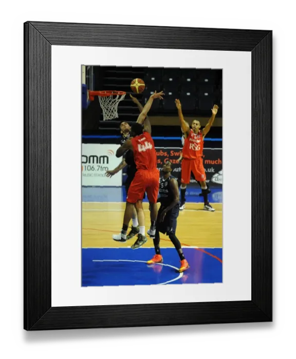 Framed Print : Bristol Flyers Alif Bland in Action during British Basketball League Cup Match against Worcester Wolves Framed Print : Bristol Flyers Alif Bland in Action during British Basketball League Cup Match against Worcester Wolves
