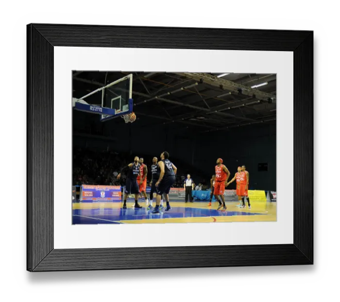 Framed Print : British Basketball League Cup: Flyers Stewart in Action against Worcester Wolves (31 / 10 / 2014) Framed Print : British Basketball League Cup: Flyers Stewart in Action against Worcester Wolves (31 / 10 / 2014)