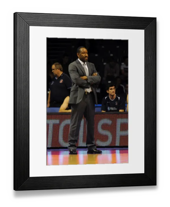 Framed Print : British Basketball League Cup: Showdown between Worcester Wolves and Bristol Flyers