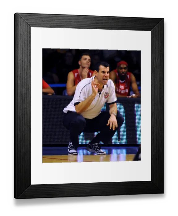 Framed Print : Andreas Kapoulas Leads Bristol Flyers to Victory in BBL Cup: Worcester Wolves vs. Bristol Flyers