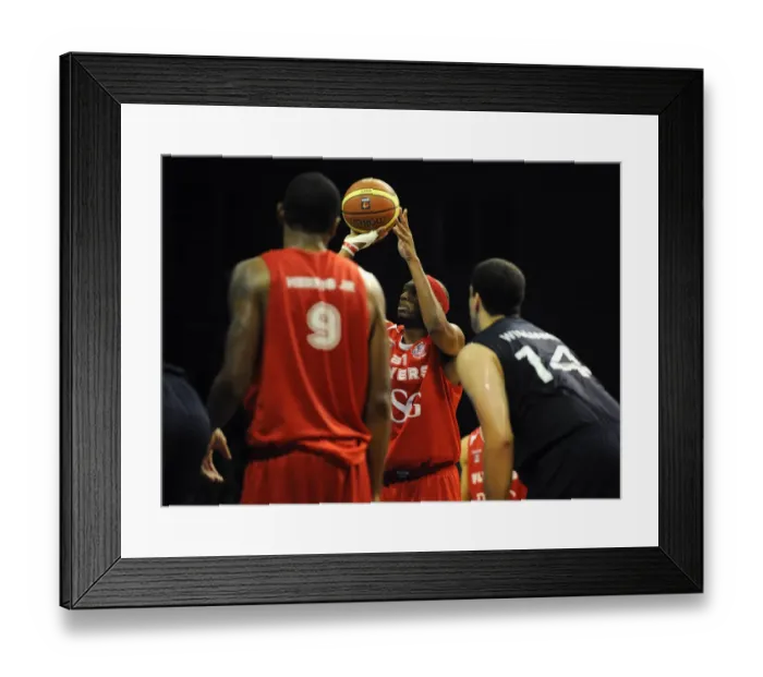 Framed Print : British Basketball League Cup: Stewart in Action - Worcester Wolves vs. Bristol Flyers Framed Print : British Basketball League Cup: Stewart in Action - Worcester Wolves vs. Bristol Flyers