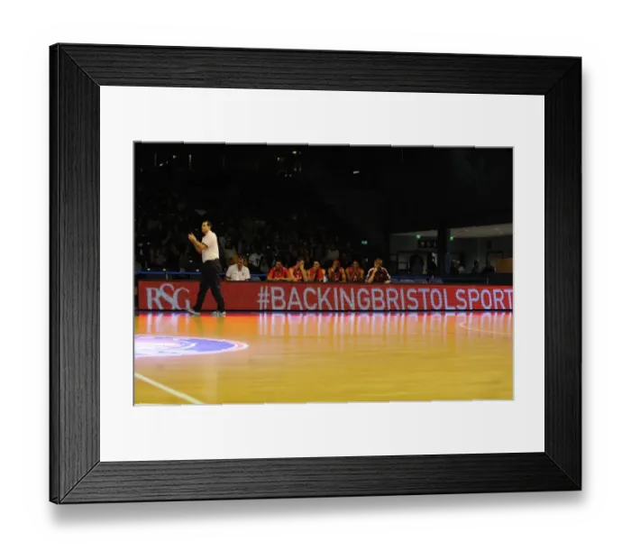 Framed Print : Worcester Wolves vs. Bristol Flyers in BBL Cup Action at Worcester Arena Framed Print : Worcester Wolves vs. Bristol Flyers in BBL Cup Action at Worcester Arena