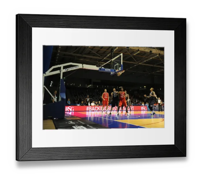Framed Print : British Basketball League Cup: A Fierce Showdown between Worcester Wolves and Bristol Flyers at Worcester Arena Framed Print : British Basketball League Cup: A Fierce Showdown between Worcester Wolves and Bristol Flyers at Worcester Arena
