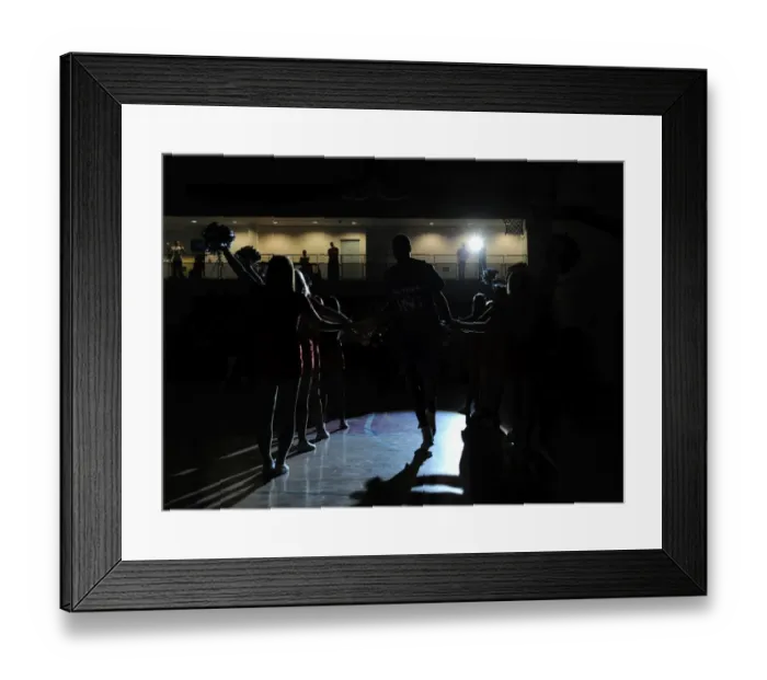 Framed Print : Intense Rivalry: Flyers vs. Sharks Basketball Showdown at SGS Wise Campus, Bristol