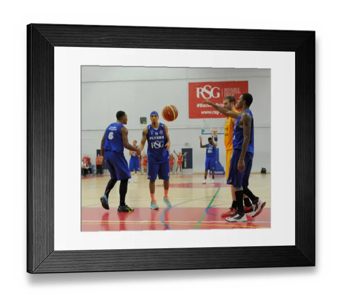Framed Print : Bristol Flyers Greg Streete Receives Team Applause During SGS Wise Campus Basketball Match vs. Sheffield Sharks Framed Print : Bristol Flyers Greg Streete Receives Team Applause During SGS Wise Campus Basketball Match vs. Sheffield Sharks