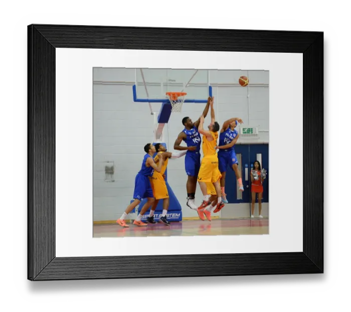 Framed Print : Intense Basketball Showdown: Flyers vs. Sharks at SGS Wise Campus Framed Print : Intense Basketball Showdown: Flyers vs. Sharks at SGS Wise Campus
