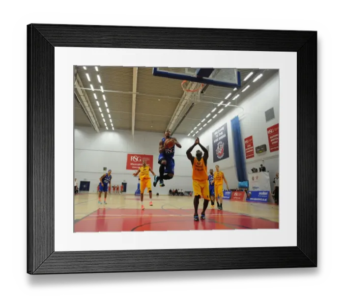 Framed Print : Clash on the Court: Flyers vs. Sharks (08.11.14) Framed Print : Clash on the Court: Flyers vs. Sharks (08.11.14)