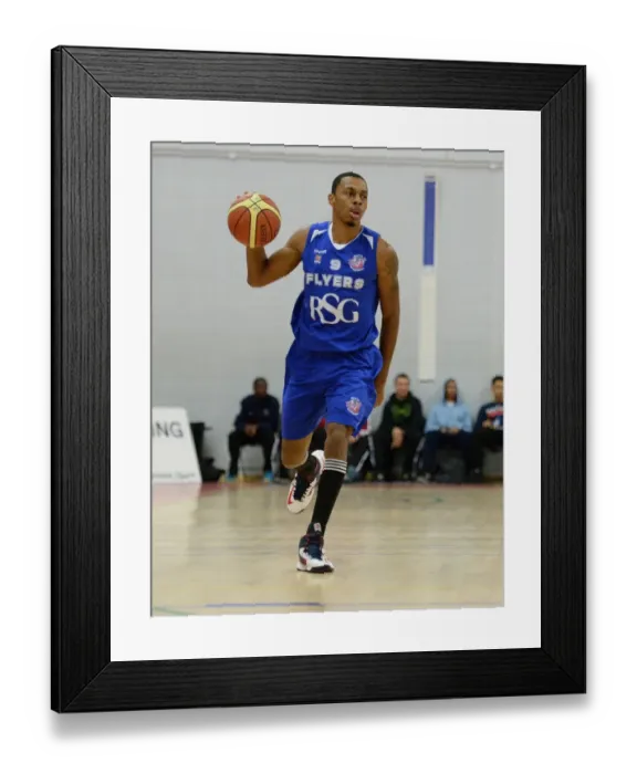 Framed Print : Clash on the Court: Bristol Flyers vs Sheffield Sharks (08.11.14) Framed Print : Clash on the Court: Bristol Flyers vs Sheffield Sharks (08.11.14)