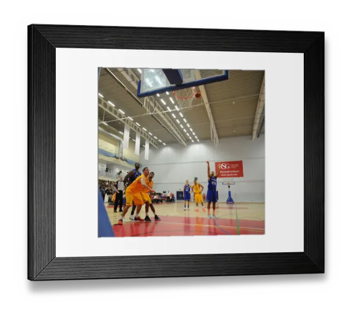 Framed Print : Bristol Flyers Greg Streete Scores Free Throw Against Sheffield Sharks Framed Print : Bristol Flyers Greg Streete Scores Free Throw Against Sheffield Sharks