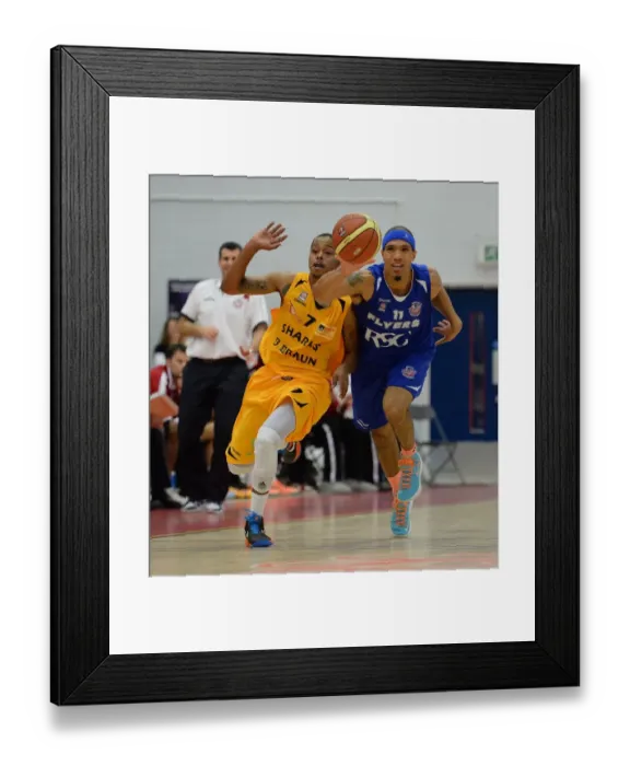 Framed Print : November Showdown: Flyers vs. Sharks - Basketball Clash at Bristol City Football Club (08.11.14) Framed Print : November Showdown: Flyers vs. Sharks - Basketball Clash at Bristol City Football Club (08.11.14)