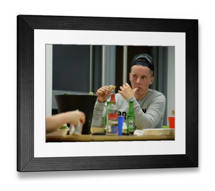Framed Print : Intense Rivalry: Flyers vs. Sharks Basketball Showdown at SGS Wise Campus