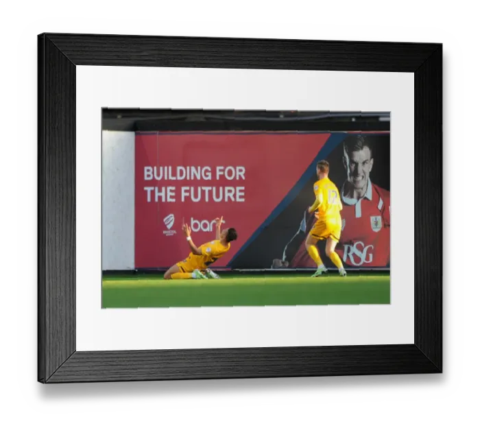 Framed Print : Robinson's Goal Celebration: Preston North End Stuns Bristol City in Sky Bet League One Framed Print : Robinson's Goal Celebration: Preston North End Stuns Bristol City in Sky Bet League One