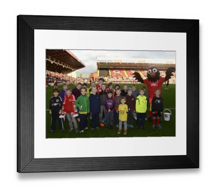 Framed Print : Sky Bet League One Showdown: Bristol City vs Preston North End at Ashton Gate - 22nd November 2014