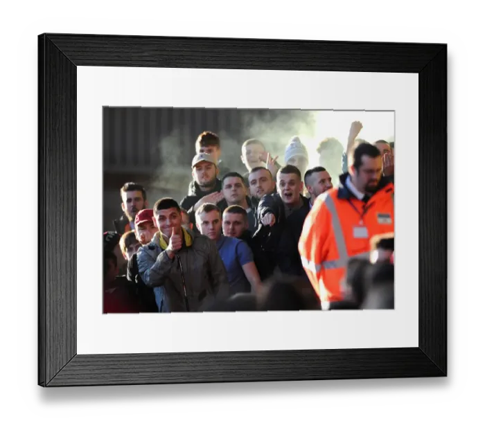 Framed Print : Sea of Preston Fans: The Invasion of Ashton Gate, 2014 Framed Print : Sea of Preston Fans: The Invasion of Ashton Gate, 2014