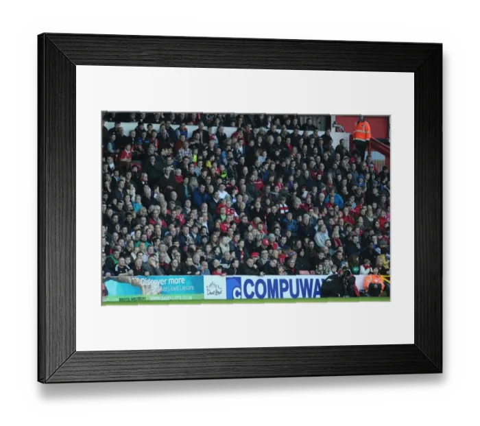 Framed Print : Sea of Supporters: Bristol City vs Preston North End, League One Football Match (November 2014) Framed Print : Sea of Supporters: Bristol City vs Preston North End, League One Football Match (November 2014)