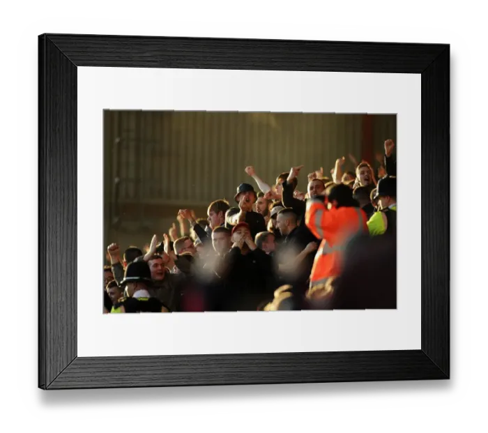 Framed Print : Sea of Away Fans: Preston North End Overwhelm Ashton Gate, 2014 Framed Print : Sea of Away Fans: Preston North End Overwhelm Ashton Gate, 2014